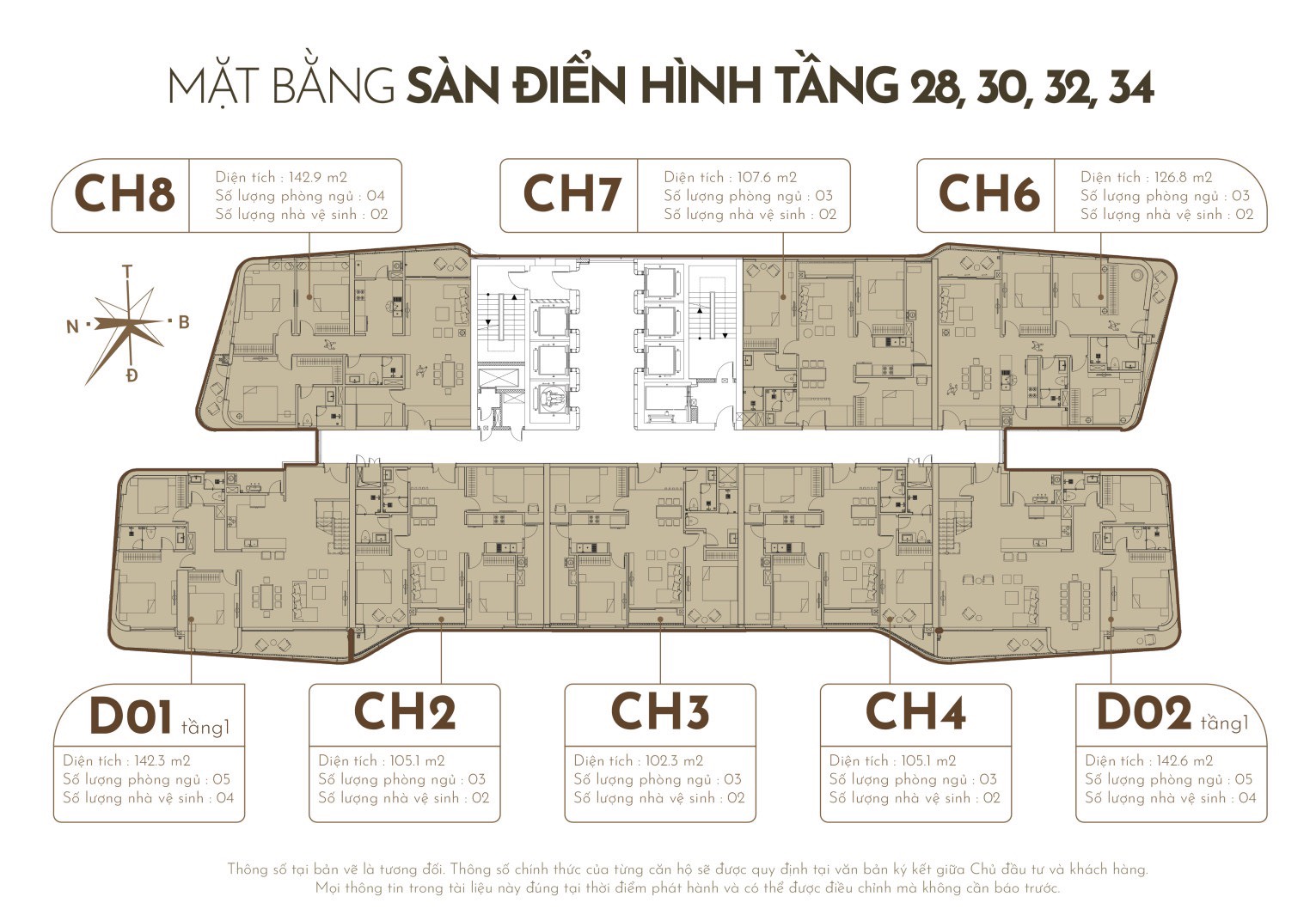 mặt bằng tòa n01 t6 dự án han jardin ngoại giao đoàn