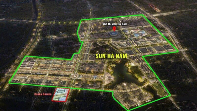 Vị trí dự án Sun Urban City Hà Nam